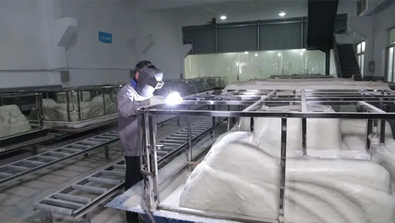 Frame Welding and Foam Insulation Spraying